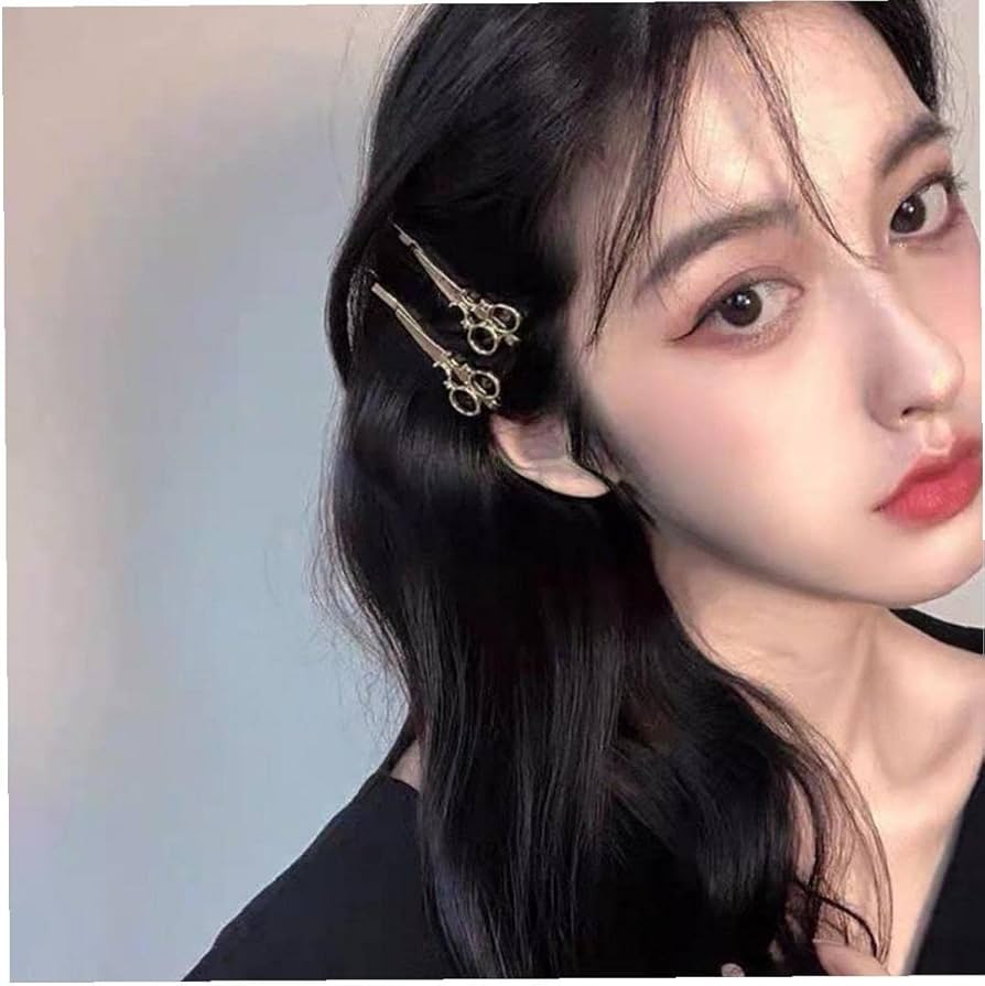 Amazon.co.jp: ハサミ ヘアクリップ バレッタ ゴールド ヘア